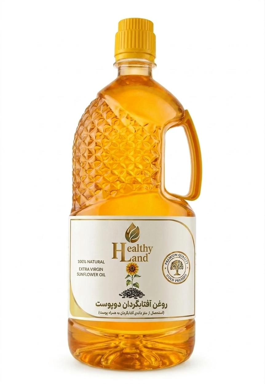 روغن آفتابگردان با پوست بکر روغن آفتابگردان با پوست بکر