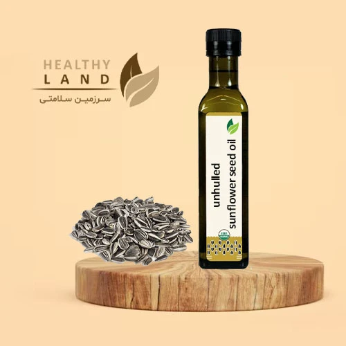 روغن آفتابگردان با پوست بکر